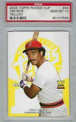 Jim Rice [Yellow] #34 Baseball Cards 2005 Topps Rookie Cup Prices