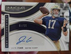 Jack Coan #II-JCO Football Cards 2022 Panini Immaculate Collegiate Introductions Autographs Prices