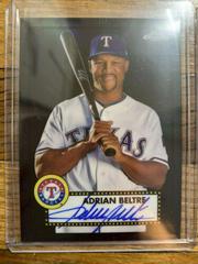 Adrian Beltre [Black] Baseball Cards 2021 Topps Chrome Platinum Anniversary Autographs Prices