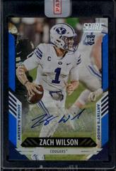 Zach Wilson [Signature Artist's Proof] #304 Football Cards 2021 Panini Score Prices