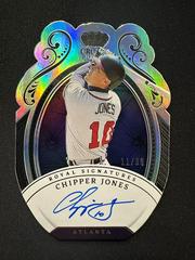 Chipper Jones #RS-CJ Baseball Cards 2023 Panini Chronicles Royal Signatures Prices