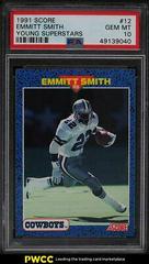 Emmitt Smith #12 Football Cards 1991 Score Young Superstars Prices