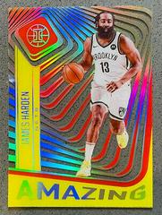 James Harden [Asia Red Yellow] #9 Basketball Cards 2020 Panini Illusions Amazing Prices