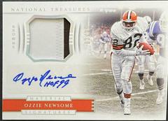 Ozzie Newsome Football Cards 2018 National Treasures Material Signatures Prices