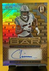Jeremy Chinn [Platinum] #STB-JCH Football Cards 2022 Panini Gold Standard Setting the Bar Autographs Prices