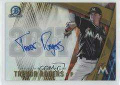 Trevor Rogers [Gold Refractor] Baseball Cards 2017 Bowman Draft Class of Autographs Prices