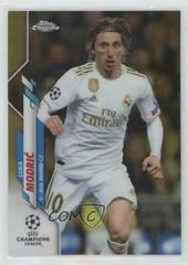 Luka Modric [Gold Bubbles Refractor] #31 Soccer Cards 2019 Topps Chrome UEFA Champions League Prices