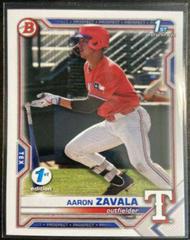 Aaron Zavala Baseball Cards 2021 Bowman Draft 1st Edition Prices