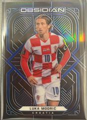Luka Modric [Electric Etch Blue] Soccer Cards 2021 Panini Obsidian Prices