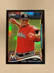 Jose Fernandez [Pitching Refractor] #103 Baseball Cards 2014 Topps Chrome Prices