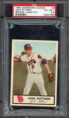 Jack Dittmer [Hand Cut] Baseball Cards 1955 Johnston Cookies Braves Prices