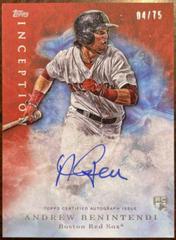 Andrew Benintendi [Autograph] Baseball Cards 2017 Topps Inception Prices