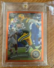 Aaron Rodgers [Orange Refractor] Football Cards 2011 Topps Chrome Prices