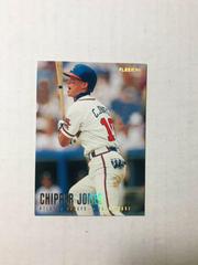 Chipper Jones #293 Baseball Cards 1996 Fleer Tiffany Prices