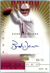 Brandon Doman [Autograph Gold] #161 Football Cards 2002 Upper Deck Graded Prices