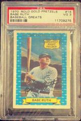Babe Ruth [Baseball Greats] #14 Baseball Cards 1970 Rold Gold Pretzels Prices