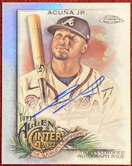 Ronald Acuna Jr. #AGA-RAJ Baseball Cards 2022 Topps Allen & Ginter Chrome Autographs Prices