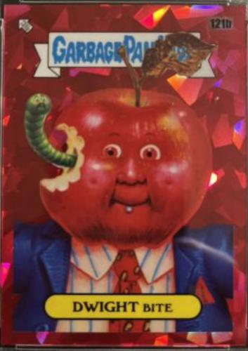 DWIGHT Bite [Red] #121b Garbage Pail Kids 2021 Sapphire