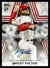 Bailey Falter #BSA-BF Baseball Cards 2023 Topps Series 2 Stars Autographs Prices