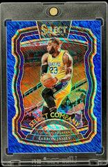 LeBron James [Blue] #9 Basketball Cards 2020 Panini Select Company Prices