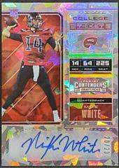 Mike White [Cracked Ice Autograph] #280 Football Cards 2018 Panini Contenders Draft Picks Prices