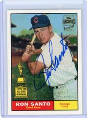 Ron Santo #73 Baseball Cards 2001 Topps Archives Autographs Prices