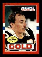 Jeff Delaney Football Cards 1985 Topps USFL Prices