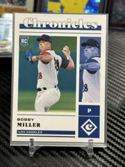 Bobby Miller #1 Baseball Cards 2023 Panini Chronicles Prices
