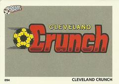 Cleveland Crunch LOGO Soccer Cards 1991 Soccer Shots MSL Prices