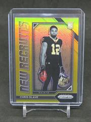 Chris Olave [Gold] #NR-6 Football Cards 2022 Panini Prizm New Recruits Prices