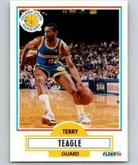 Terry Teagle Basketball Cards 1990 Fleer Prices