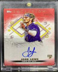 Josh Lowe Baseball Cards 2022 Topps Inception Rookie and Emerging Stars Autographs Prices