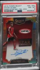 David Alaba [Tie Dye] Soccer Cards 2016 Panini Select Emerging Star Signatures Prices