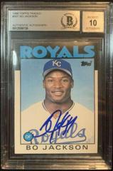 Bo Jackson [Autograph] Baseball Cards 1986 Topps Traded Prices