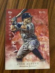 Jose Altuve [Red] Baseball Cards 2017 Topps Inception Prices