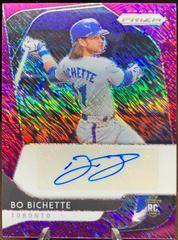 Bo Bichette [Purple Shimmer] #RA-BO Baseball Cards 2020 Panini Prizm Rookie Autographs Prices