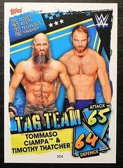 Tommaso Ciampa & Timothy Thatcher Wrestling Cards 2021 Topps Slam Attax WWE Prices