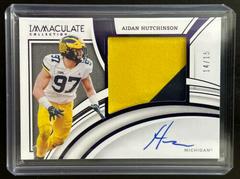 Aidan Hutchinson [Patch Autograph Purple] #81 Football Cards 2022 Panini Immaculate Collegiate Prices