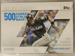 Ichiro Baseball Cards 2017 Topps Major League Milestones Prices