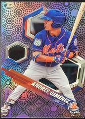 Andres Gimenez [Autograph Purple Diffractor] #AG Baseball Cards 2018 Bowman High Tek Prices