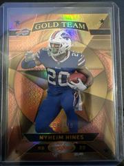 Nyheim Hines [Orange] #GT-10 Football Cards 2023 Panini Certified Gold Team Prices