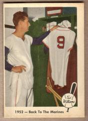 1952 Back to the [Marines] #44 Baseball Cards 1959 Fleer Ted Williams Prices