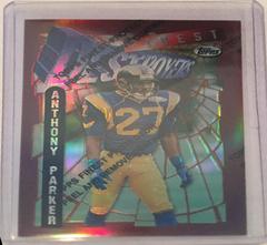 Anthony Parker [Refractor] #323 Football Cards 1996 Topps Finest Prices