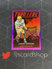 Aaron Rodgers [Purple] #TH-1 Football Cards 2022 Panini Rookies & Stars Thrillers Prices