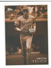Christian Yelich [Sepia] Baseball Cards 2018 Topps on Demand Black & White Prices