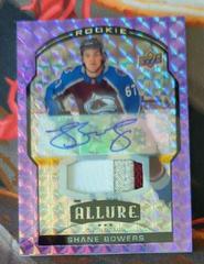 Shane Bowers [Purple Diamond Autograph Patch] Hockey Cards 2020 Upper Deck Allure Prices