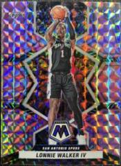 Lonnie Walker IV [Purple] Basketball Cards 2021 Panini Mosaic Prices