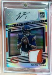 Justin Fields Football Cards 2021 Panini Donruss Optic Rookie Patch Autographs Prices