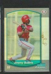 Jimmy Rollins [Refractor] #215 Baseball Cards 2000 Bowman Chrome Prices