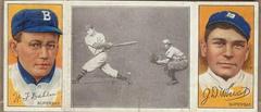 W. Dahlen, Z. Wheat [Wheat Strikes Out] Baseball Cards 1912 T202 Hassan Triple Folder Prices